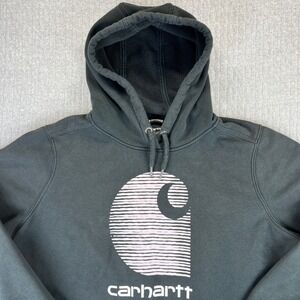 Carhartt Rain Defender Relaxed Fit 2X Black Hoodie pullover Sweatshirt